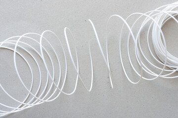 coil of 3d printer filament