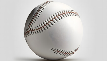 baseball ball, isolated, white background, generative ai