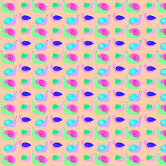 colourful snail pattern