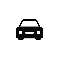 Car icon isolated on white background