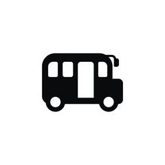 Bus icon isolated on white background