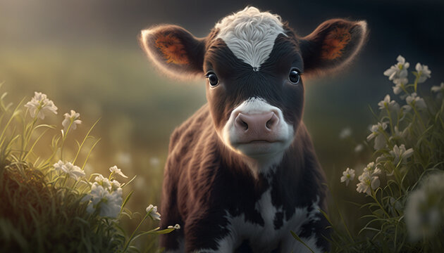 Cute hotsell cow baby