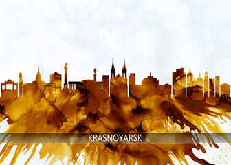 Krasnoyarsk Russia Skyline