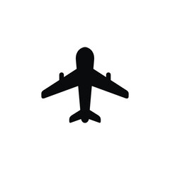 Plane icon isolated on white background