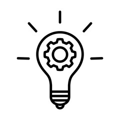 Innovation Icon Logo Design Vector Template Illustration Sign And Symbol Pixels Perfect