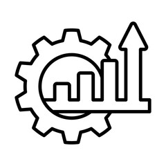 Business Development Icon Logo Design Vector Template Illustration Sign And Symbol Pixels Perfect