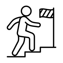 Career Icon Logo Design Vector Template Illustration Sign And Symbol Pixels Perfect