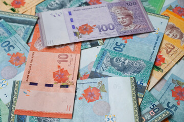 stack of ringgit Malaysia