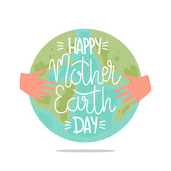 Happy Earth Day Banner. Illustration of a happy earth day banner, for environment safety celebration.