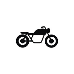 Fototapeta premium Motorcycle icon isolated on white background