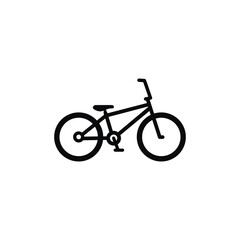 Obraz premium Bicycle icon isolated on white background