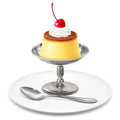 プリンのイラスト リアル