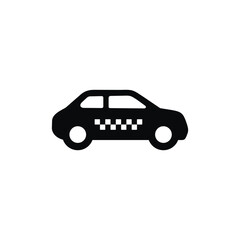 Taxi icon isolated on white background