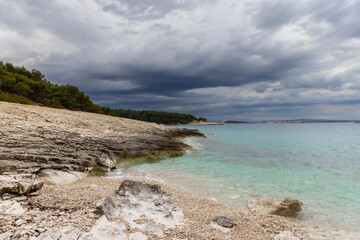 Fototapeta na wymiar Kamenjak, a protected natural area on the southern tip of the Istrian peninsula in Croatia, Europe
