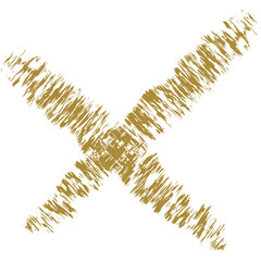 Alphabet letter x glyph icon