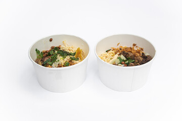 Bubur Ayam or porridge with chicken.