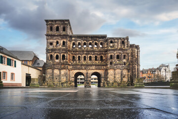 Porta Nigra - Trier, Germany - obrazy, fototapety, plakaty