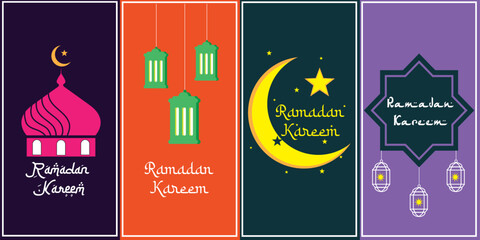 Ramadan Kareem ,vector illustration, for greeting card or banner design , arabic islamic icon,suitable  for background or wallpaper 