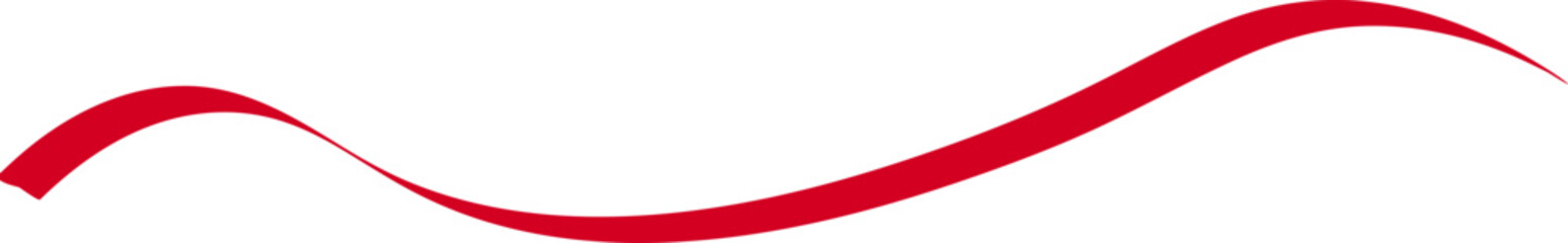 Naklejka premium Red Line