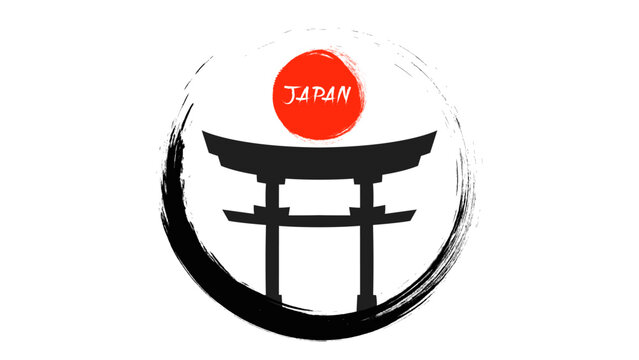 Torai japan logo symbol of Japan ,Vector illustration EPS 10