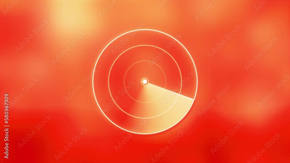 Poster digital radar hud elements. motion. abstract animation navigation interface.