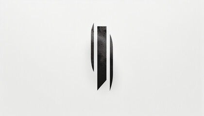 minimalist logo, white background, ai generative