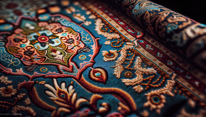 Traditional Persian rug created with Generative AI