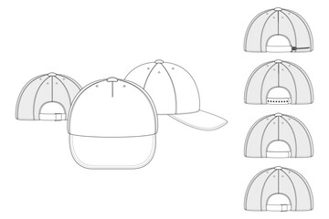 Vector template cap