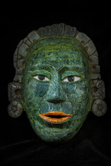 Jade, Máscara prehispánica
