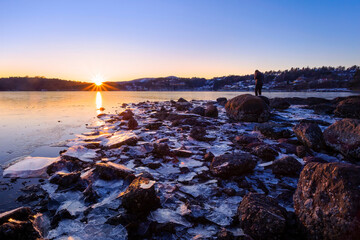 Hvalstrand sunset