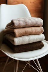 towels on a table