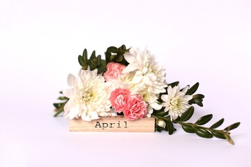 the idea of ​​an interesting flower arrangement