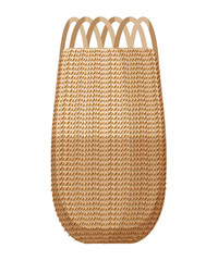 Vector illustration of wicker basket.