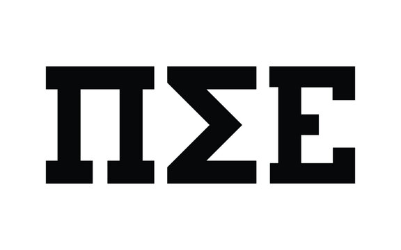 Pi Sigma Epsilon Greek Letters, ΠΣΕ Letter