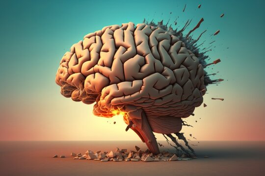 Thinking Brain Illustration