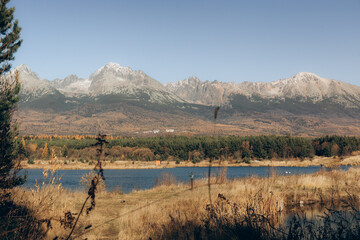 lake in the mountains