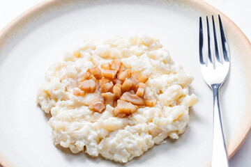typical Slovakian food called halusky