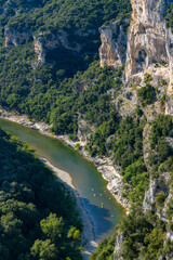 Gorges de Ardeche, Auvergne-Rhone-Alpes, France