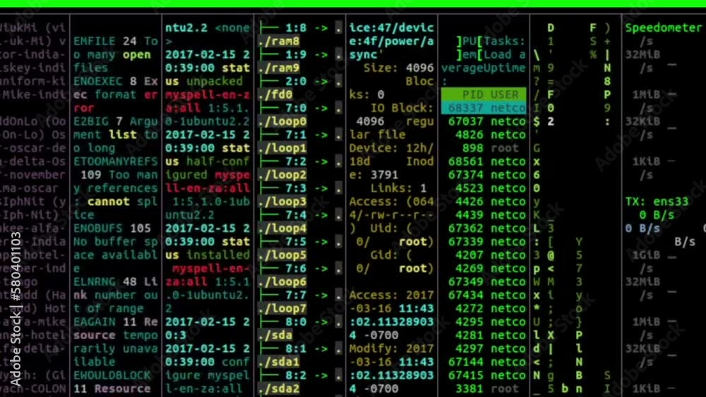Wall mural program code. computer programming code scroll.