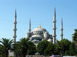 Fototapeta na wymiar The Hagia Sophia Turkey Grand Mosque