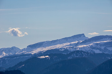 Fototapeta na wymiar Ifen - Allgäu - Schnee - Winter - Berg - Alpen