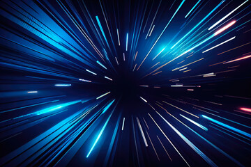 Fototapeta premium abstract futuristic technology sci-fi background, ai generation