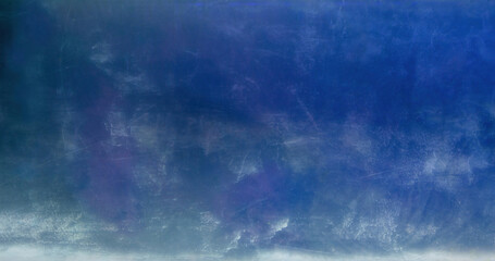 Dust scratches. Distressed overlay. Worn texture. Light blue white color frost stains on weathered...