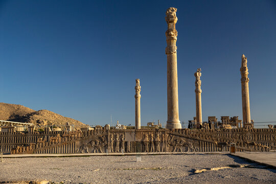The Northern Stairway of Apadana, Persepolis, Iran