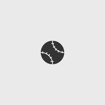 baseball vector icon illustration