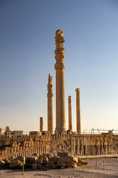 The Northern Stairway of Apadana, Persepolis, Iran