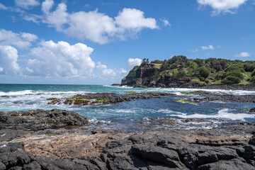 beach with sky and clouds Balina