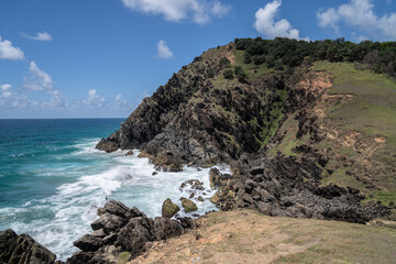 view of the coast of the sea, Byron Bay
