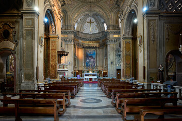 Basilica di Sant'Eustachio, baroque styled church in the Campo Marzio district of Rome, Italy