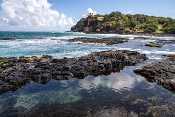 beach with sky and sea